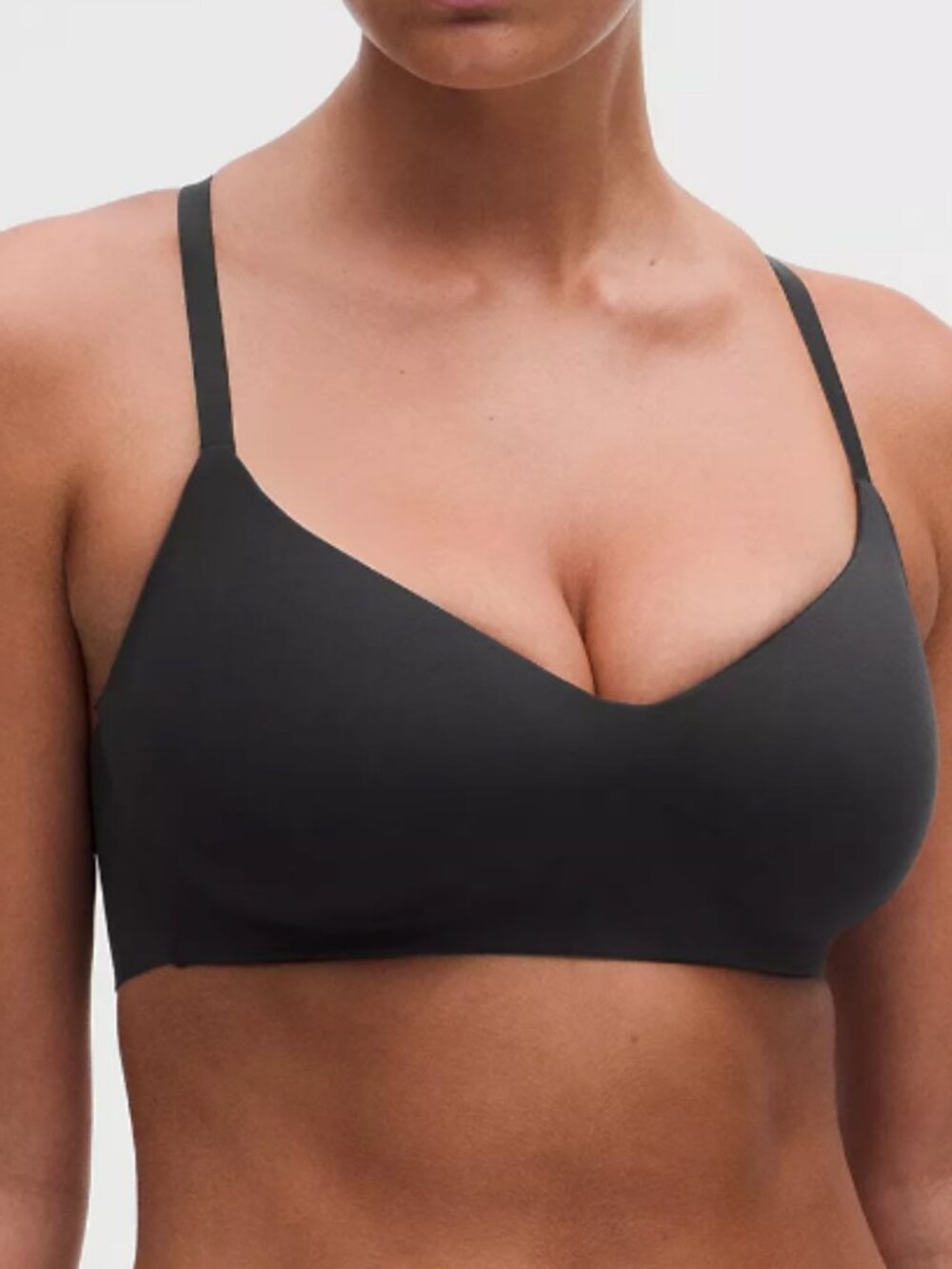 NEW Lululemon Nulu Wundermost Adjustable T-Shirt Bra A–DD Cups Black